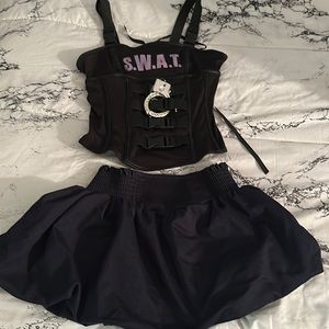 Federal agent costume with one cuff👮